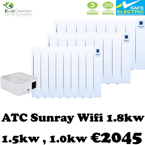 ATC Sunray Wifi 1.8kw  1.5kw , 1.0kw